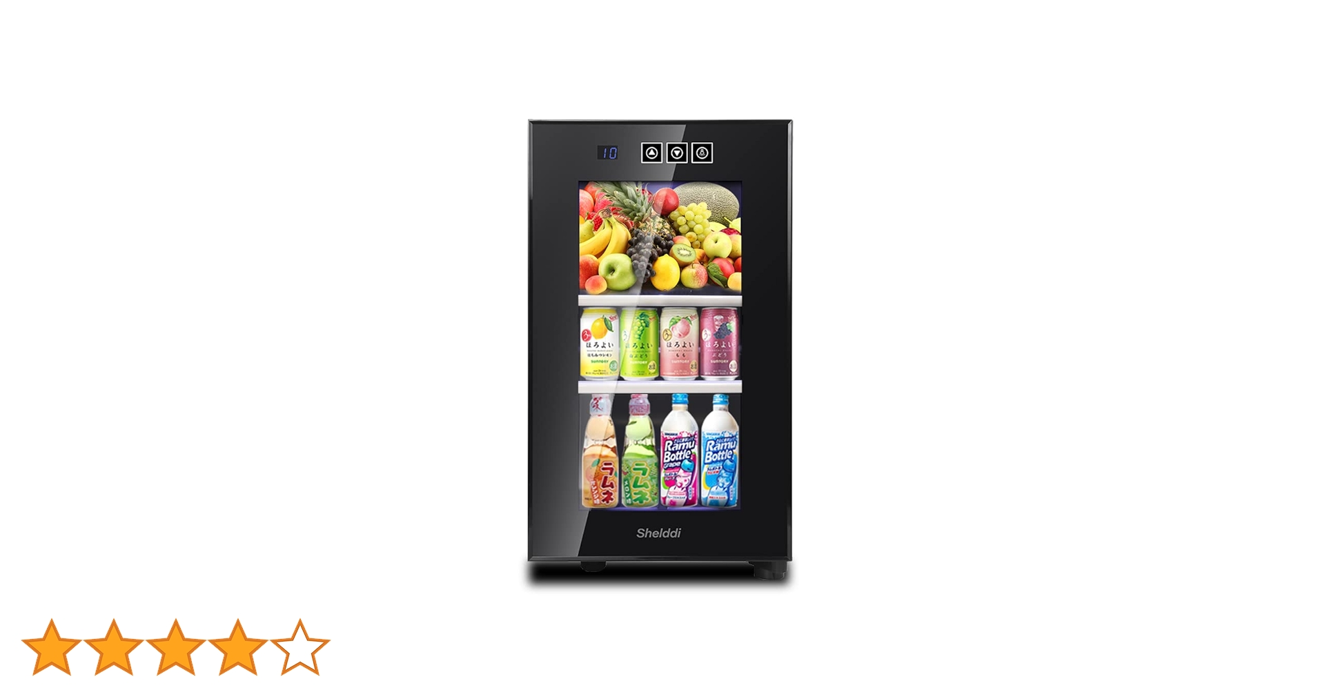 小型冷蔵庫 23L 静音 おしゃれ 省エネ1ドア ペルチェ式 温度設定7-18℃ Amazon | Shelddi 小型冷蔵庫 23L 静音 おしゃれ 省エネ ミニ